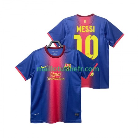 Maillot de Foot FC Barcelone Lionel Messi 10 2012 2013 Domicile Retro